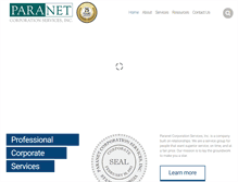 Tablet Screenshot of paranetlegal.com